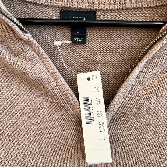Men’s J.Crew Half-Zip Sweater - Picture 3 of 4
